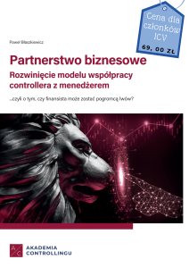 Partnerstwo biznesowe.  Rozwinięcie modelu współpracy controllera z menedżerem